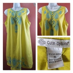 Indian Dress 100% Cotton Size XL